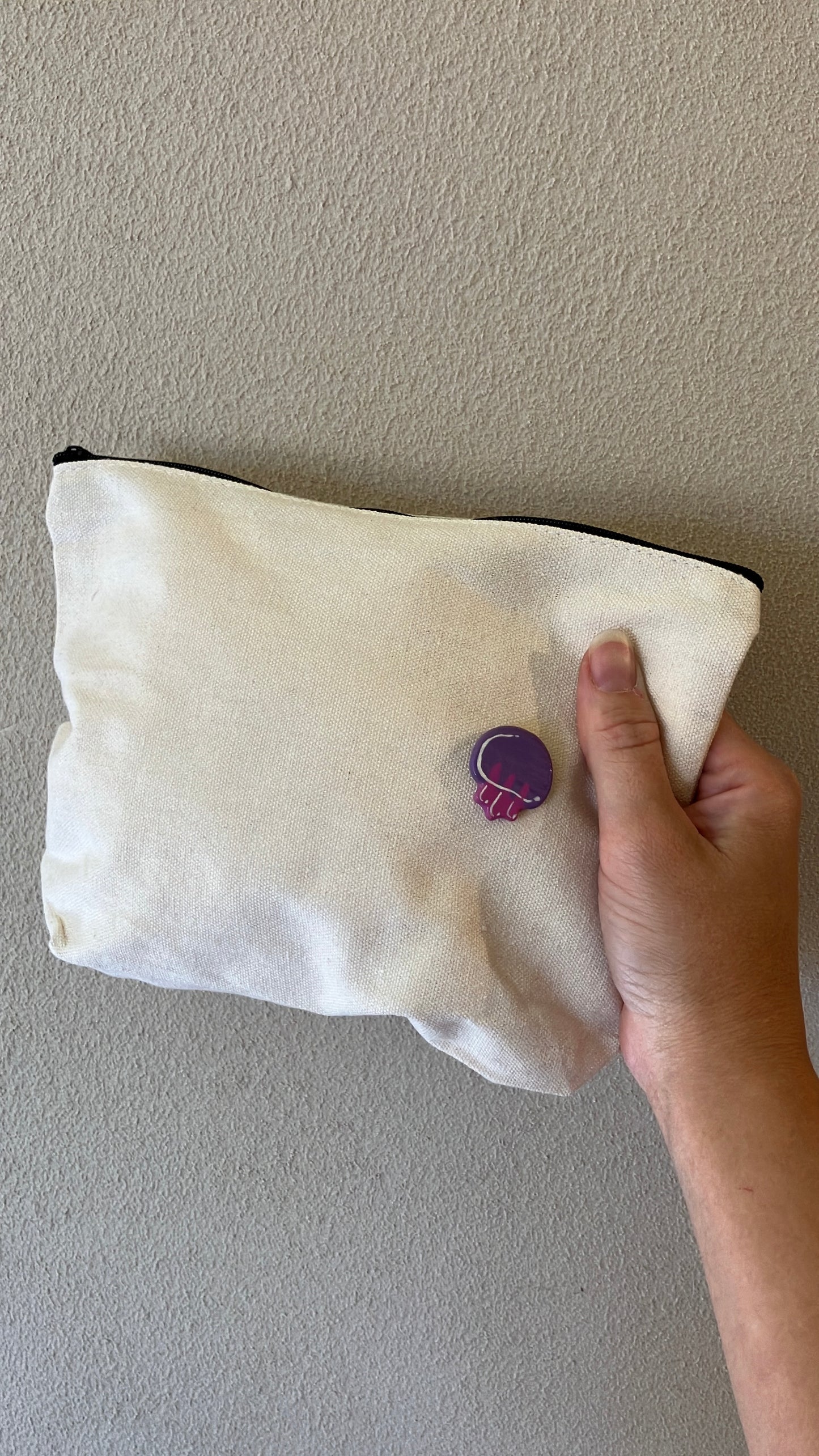 Pin Jellyfisch Qualle Handgemacht