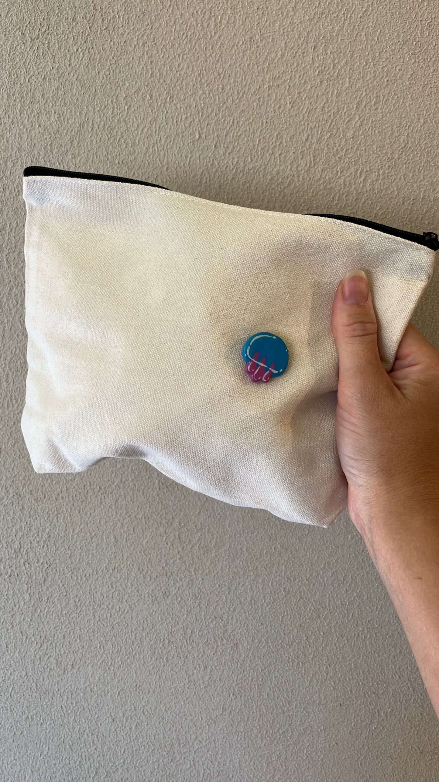 Pin Jellyfish Handgemacht