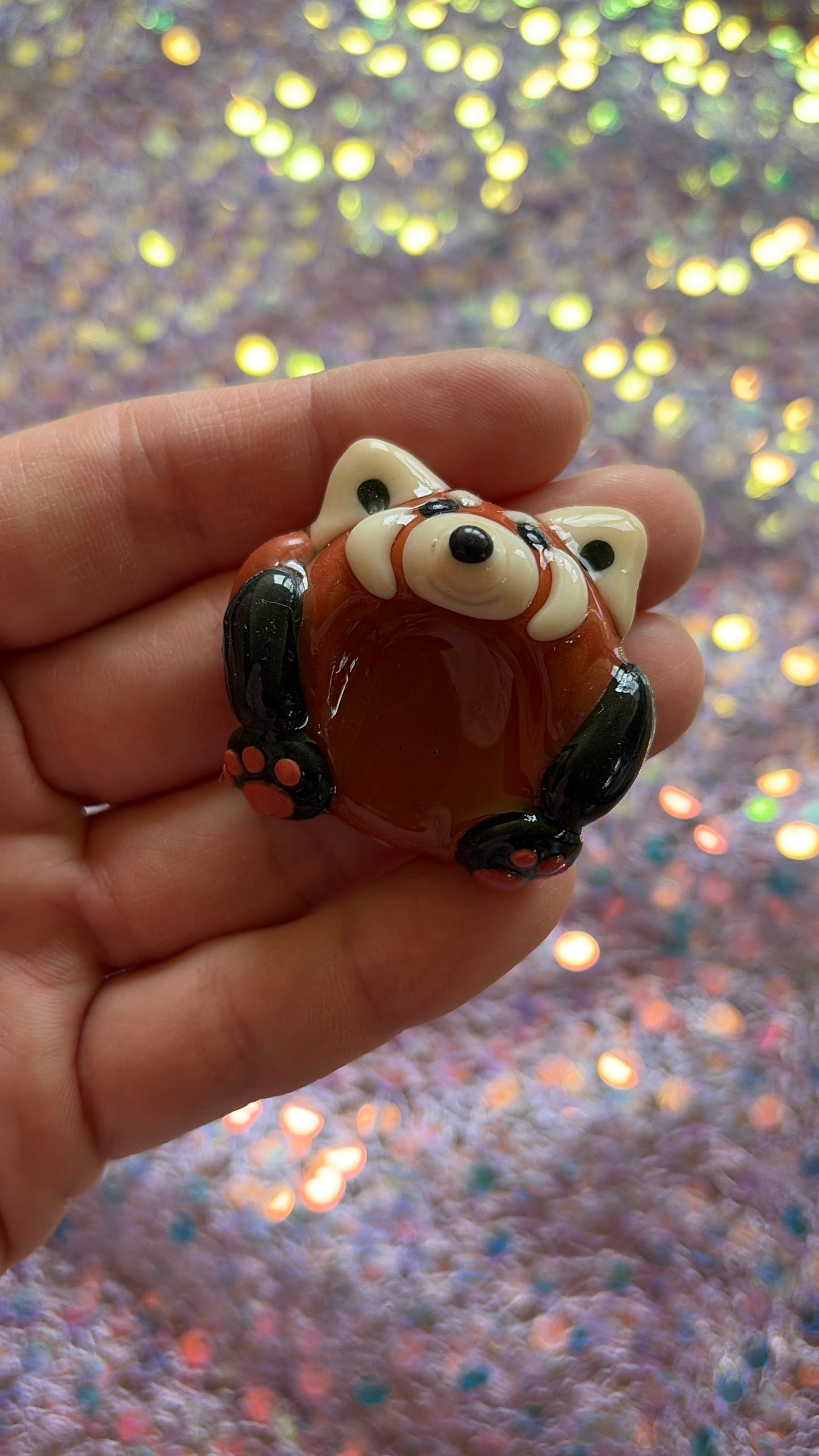 Anti Stress Stein Roter Panda
