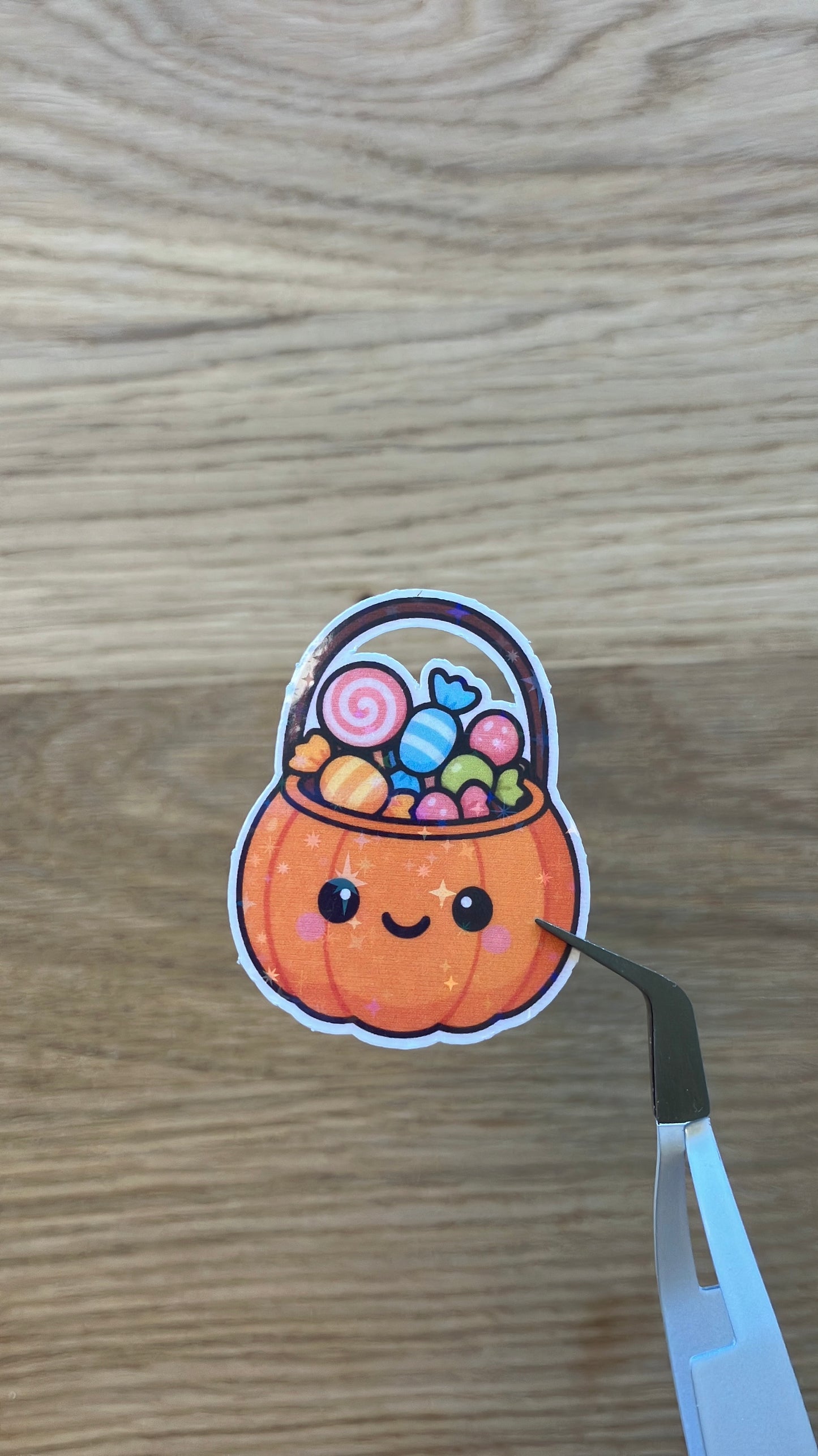 Kürbiskörbchen Sticker