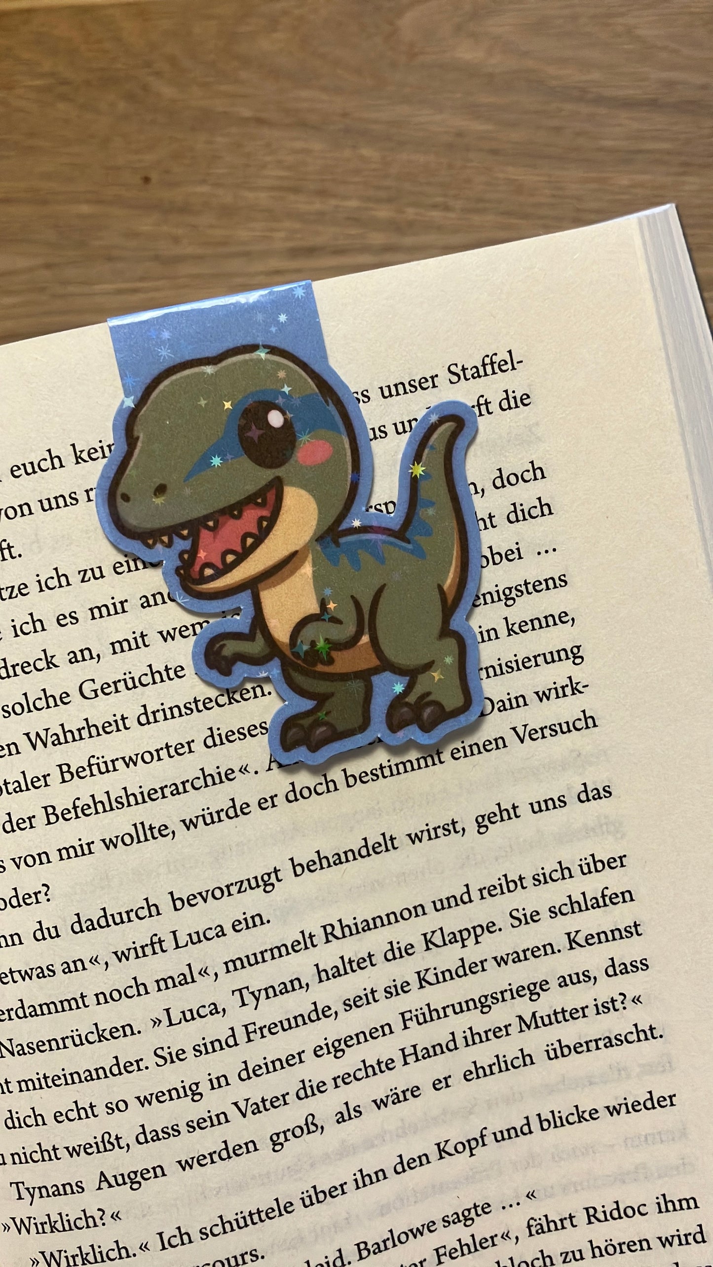 Lesezeichen Magnetisch Velociraptor "Blue"