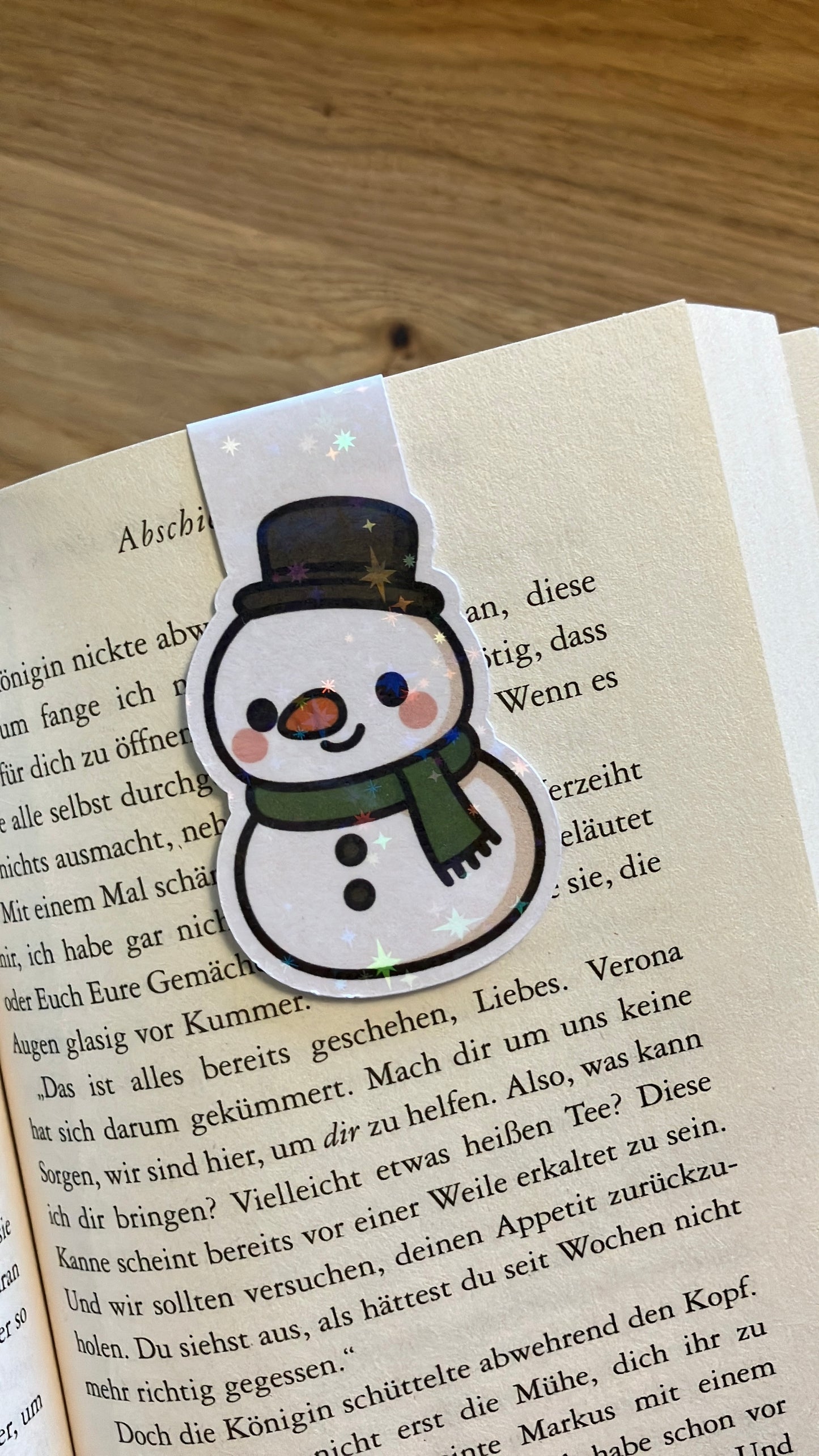 Lesezeichen Magnetisch Schneemann