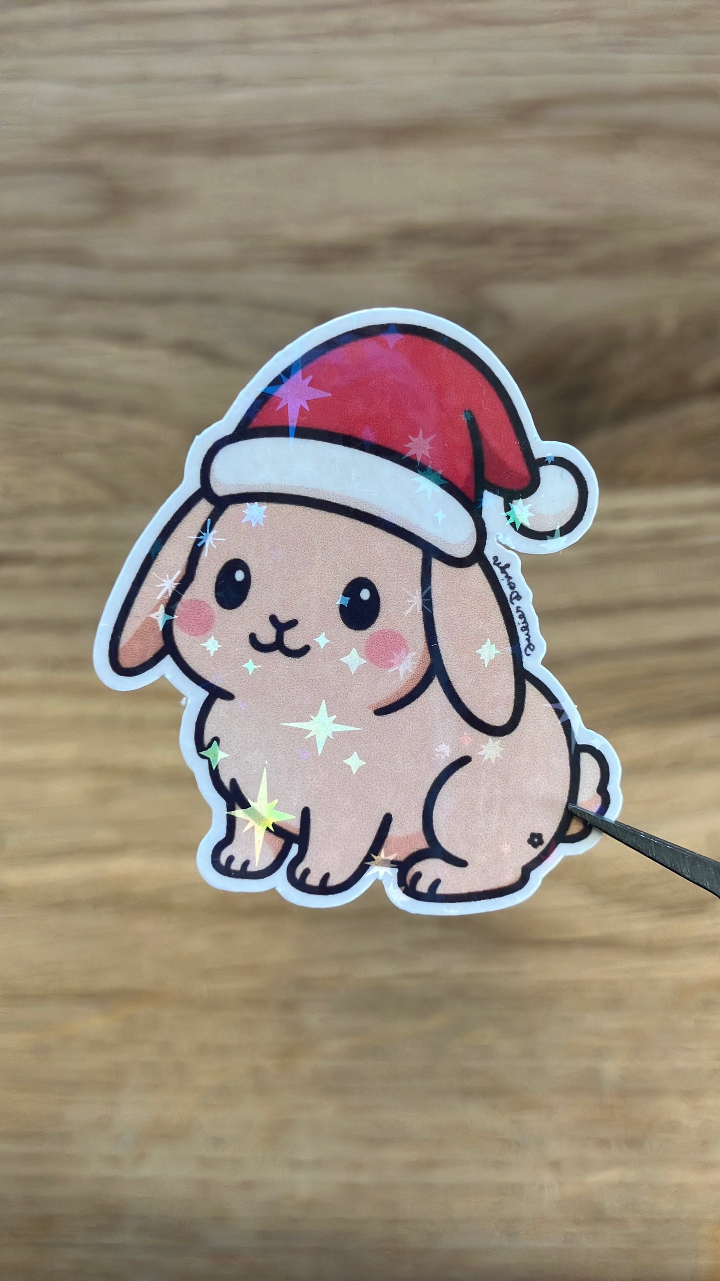 Weihnachts Hase Sticker