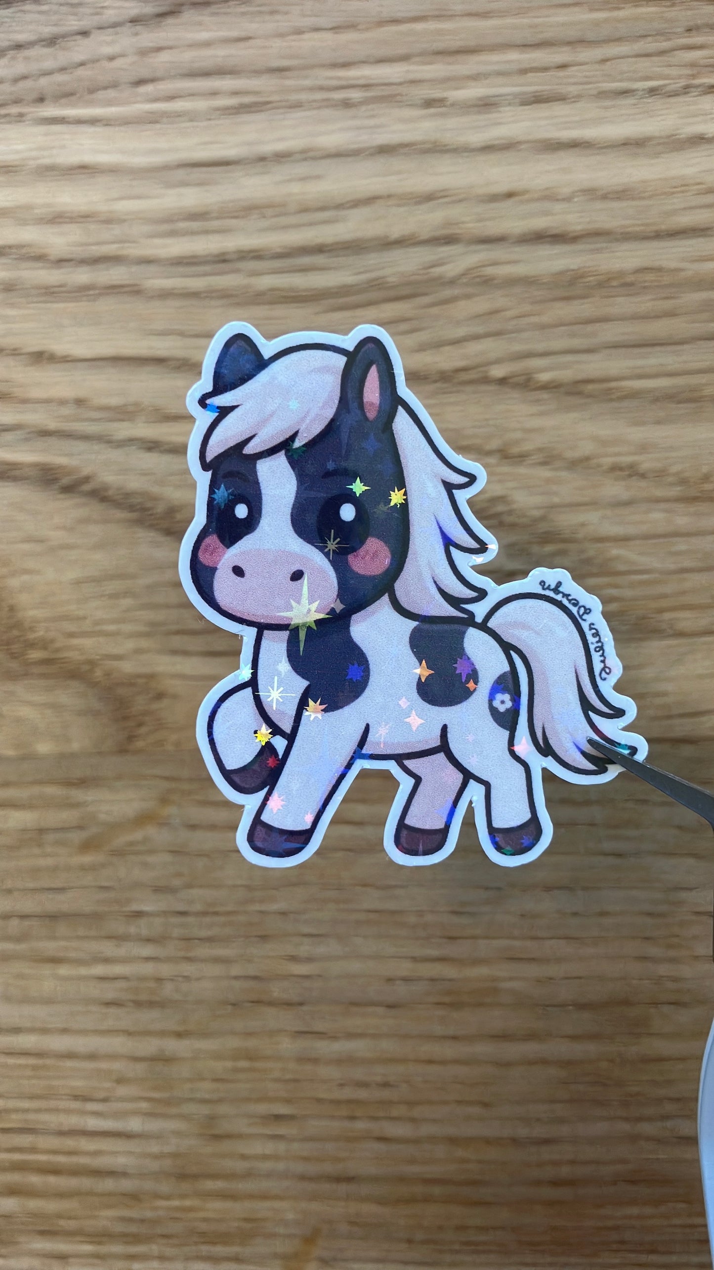 Pferd Pinto Gefleckt Sticker