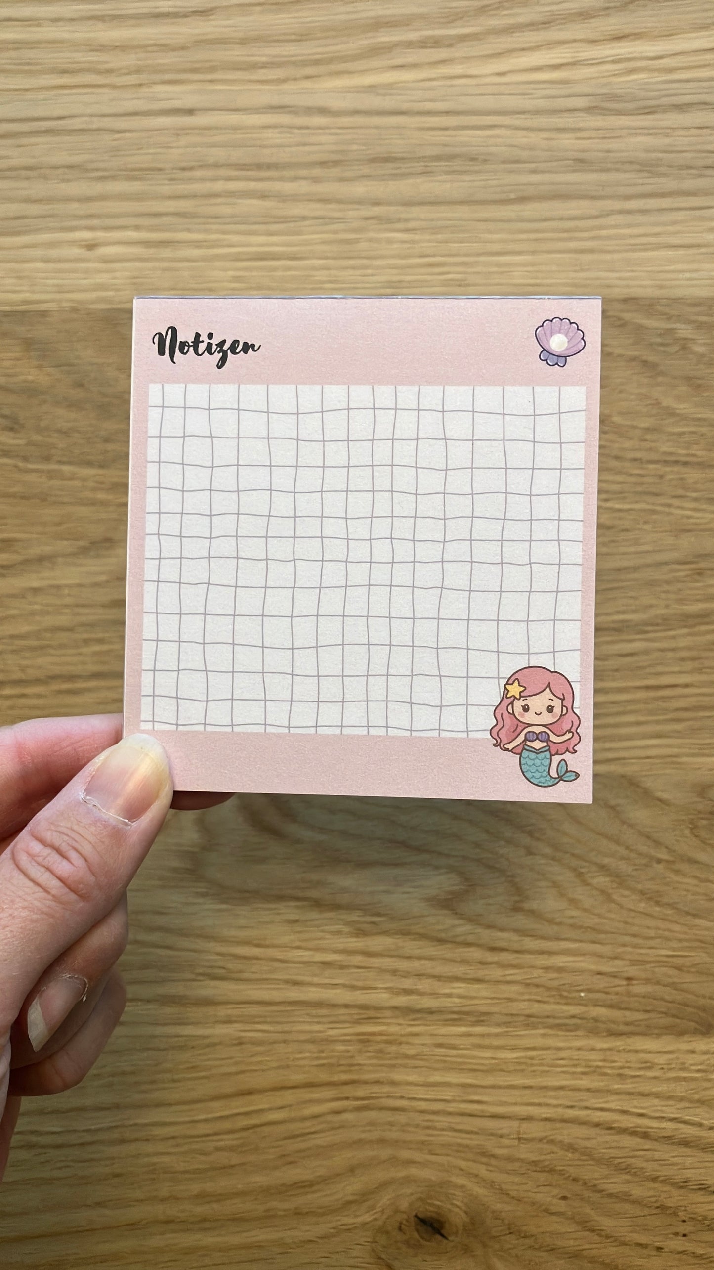 Mini Notizblock Meerjungfrau