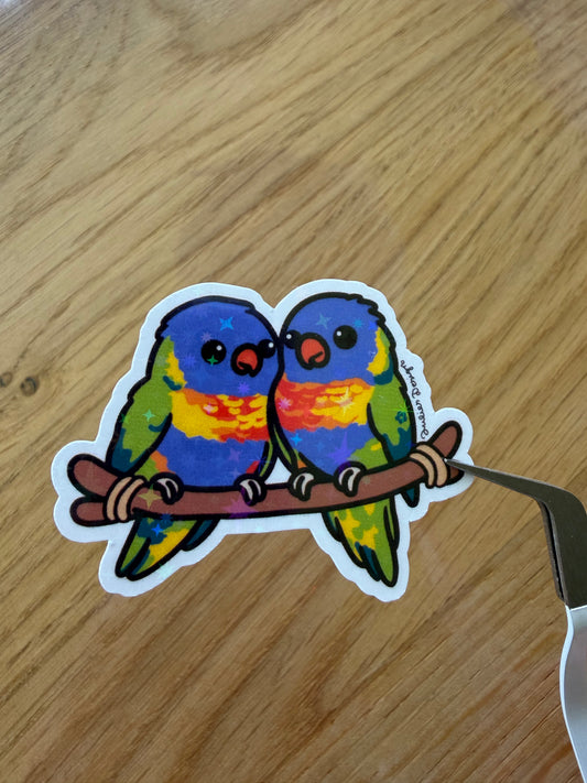 Unzertrennliche Sticker