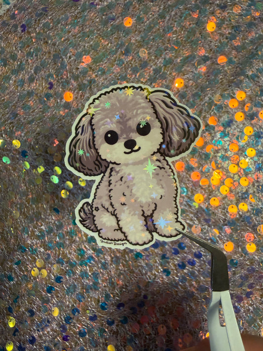 Pudel Sticker Kawaii