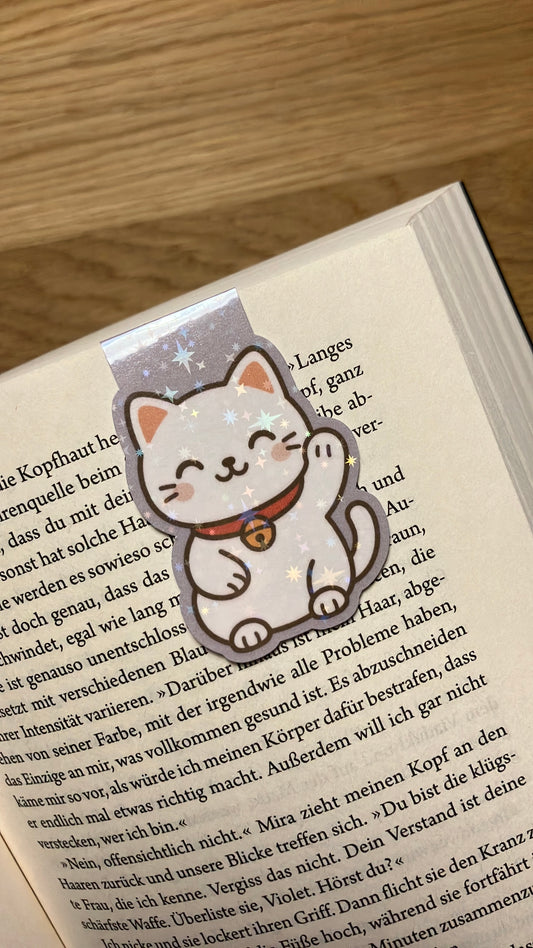 Lesezeichen Magnetisch Glückskatze