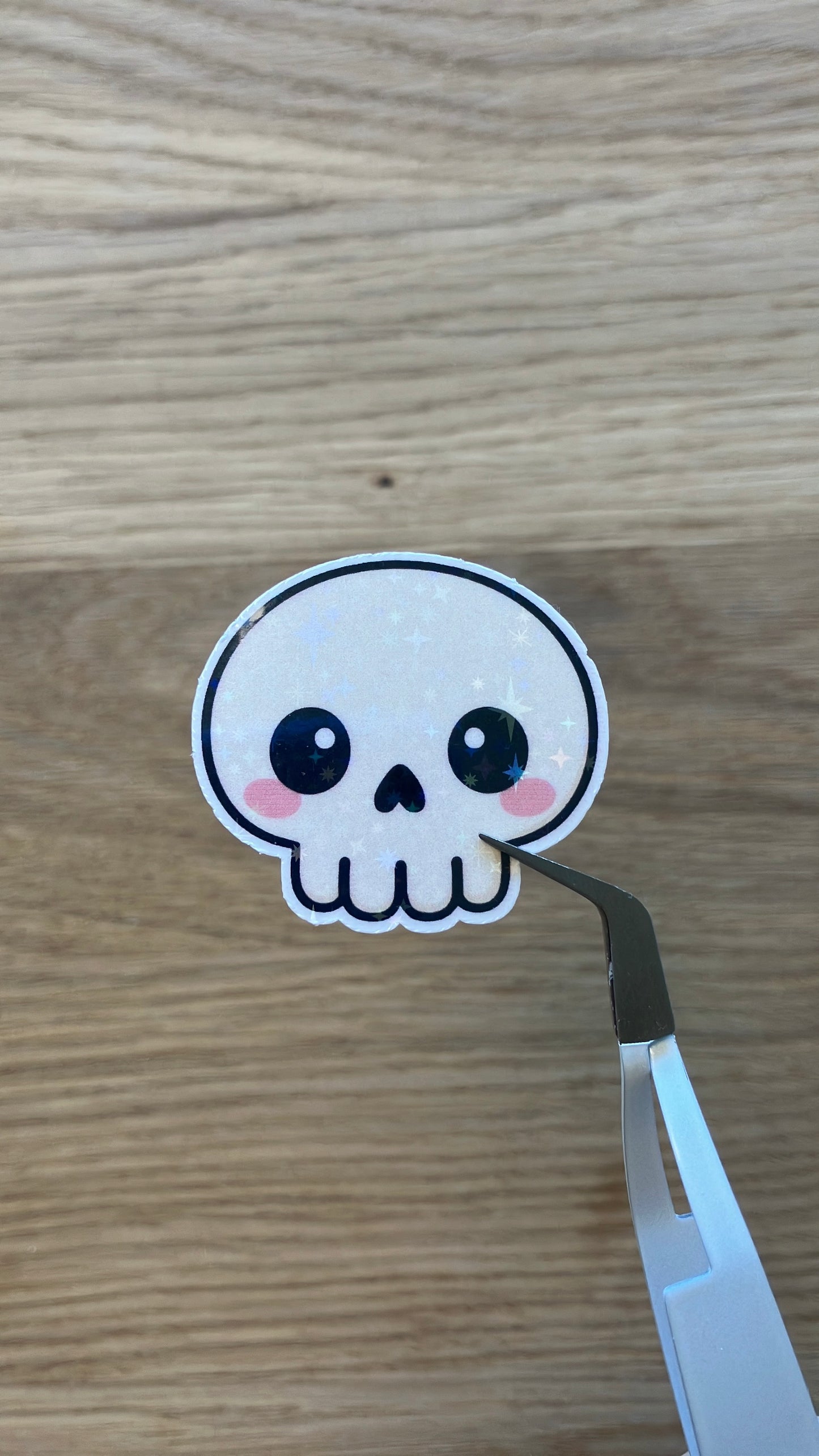 Glitzerschädel Sticker