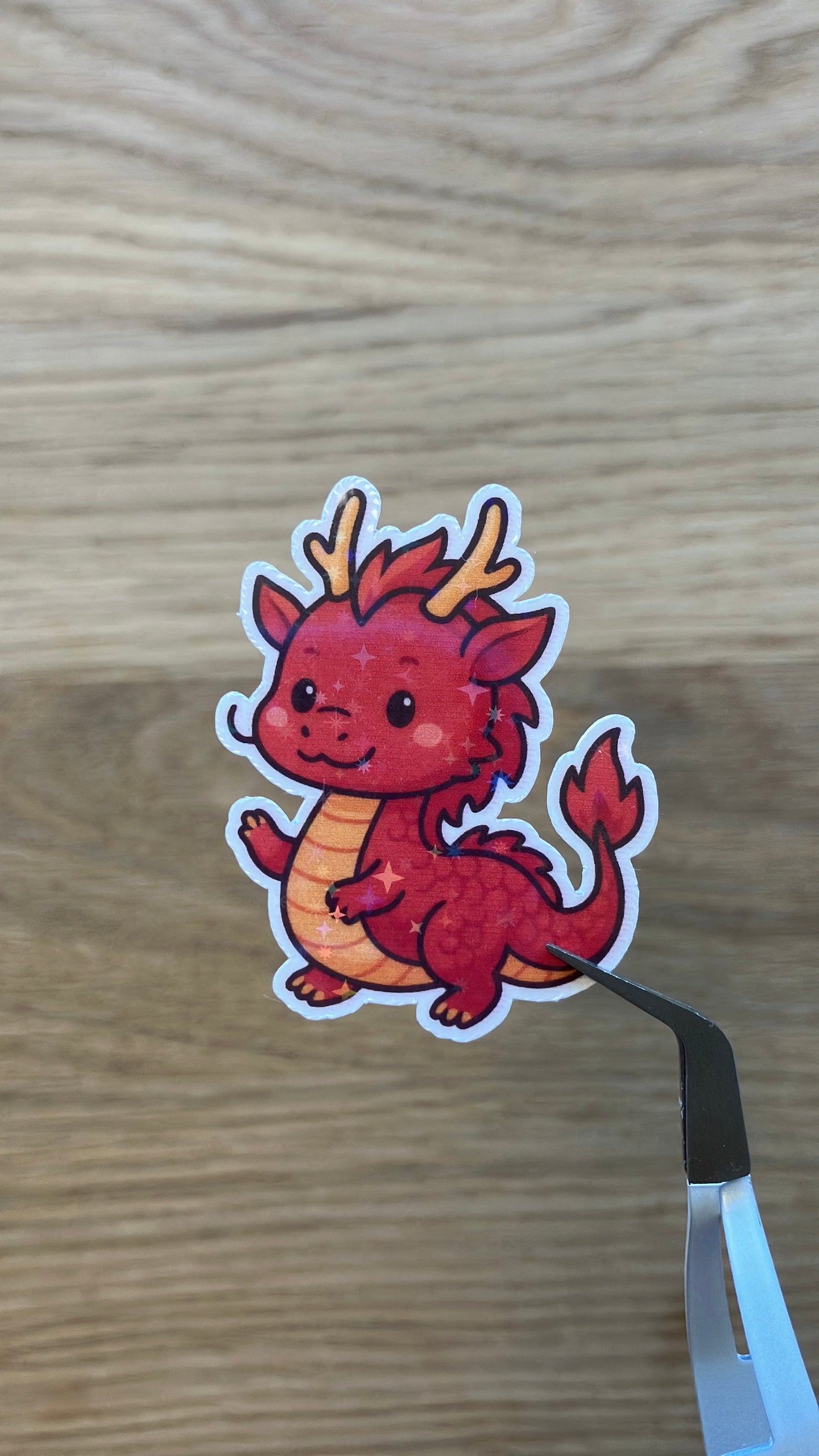 Drache Rot Sticker