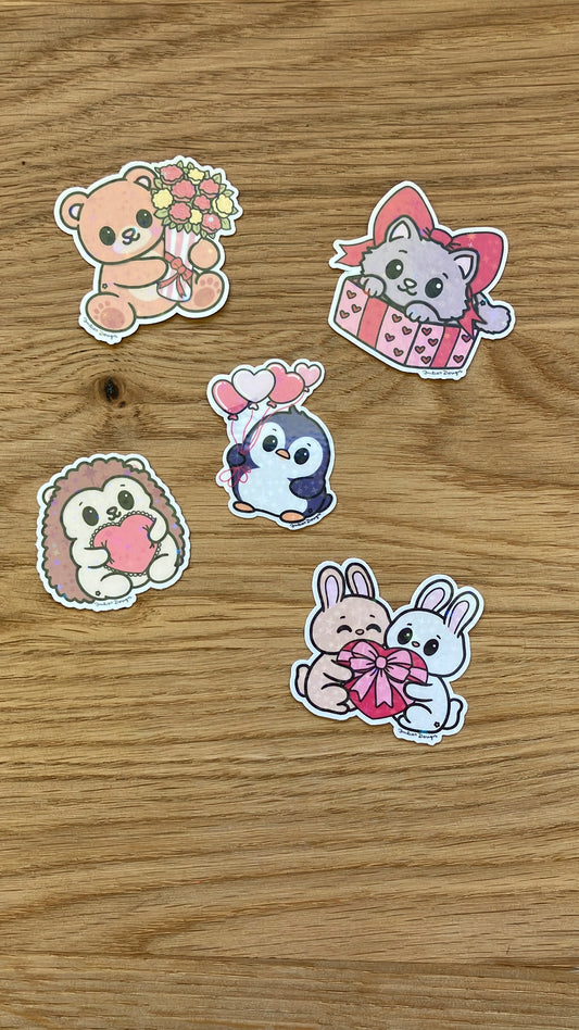 Valentinstag Sticker Set