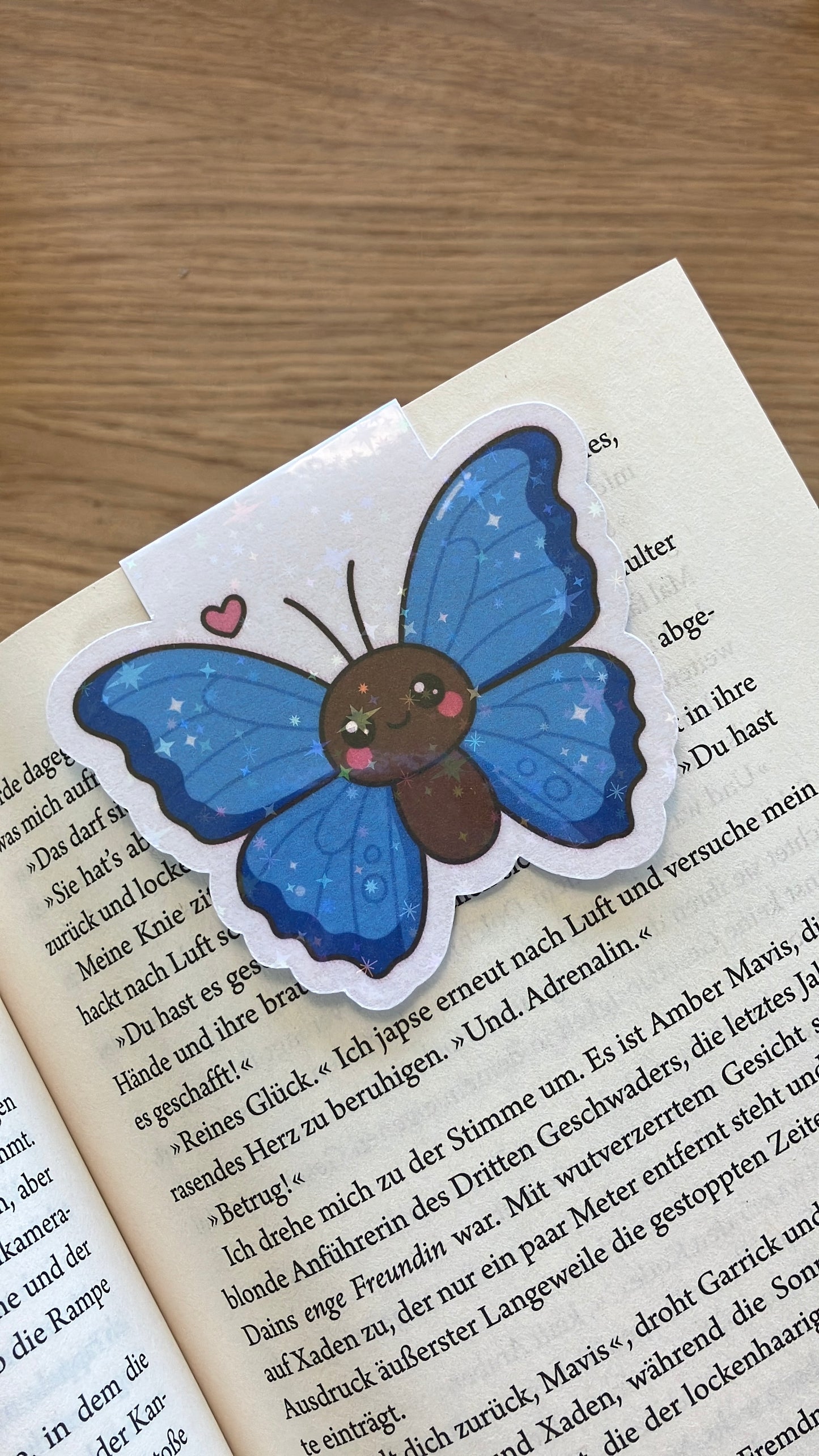 Lesezeichen Schmetterling Kawaii Magnetisch