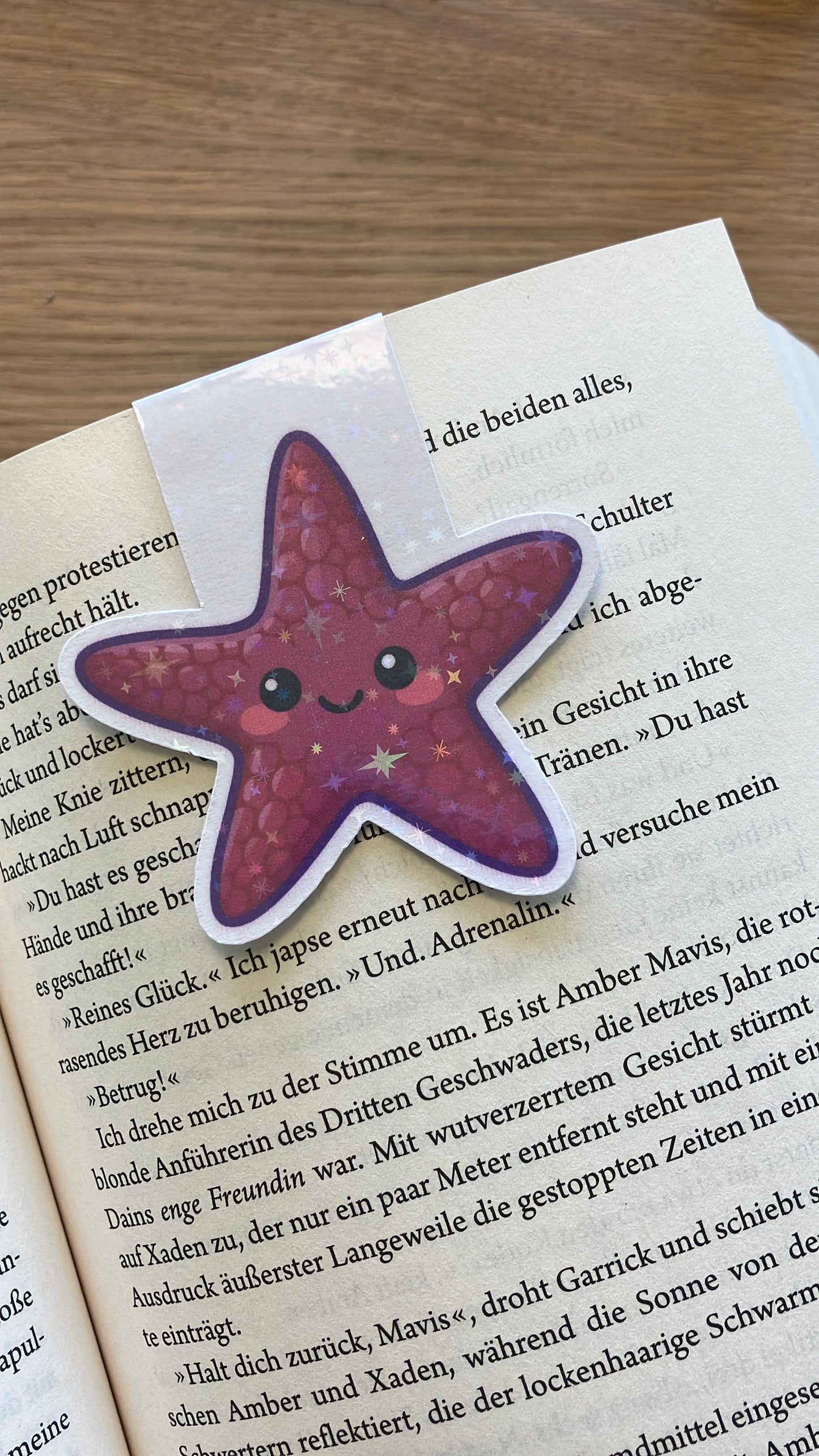 Lesezeichen Seestern Magnetisch