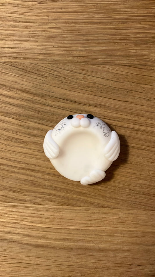 Anti Stress Stein - Baby Seerobbe Glitter