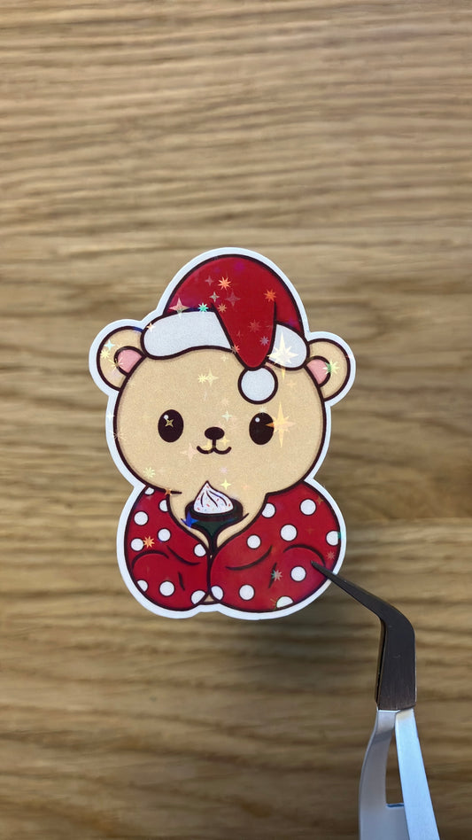 Weihnachts Teddy Sticker