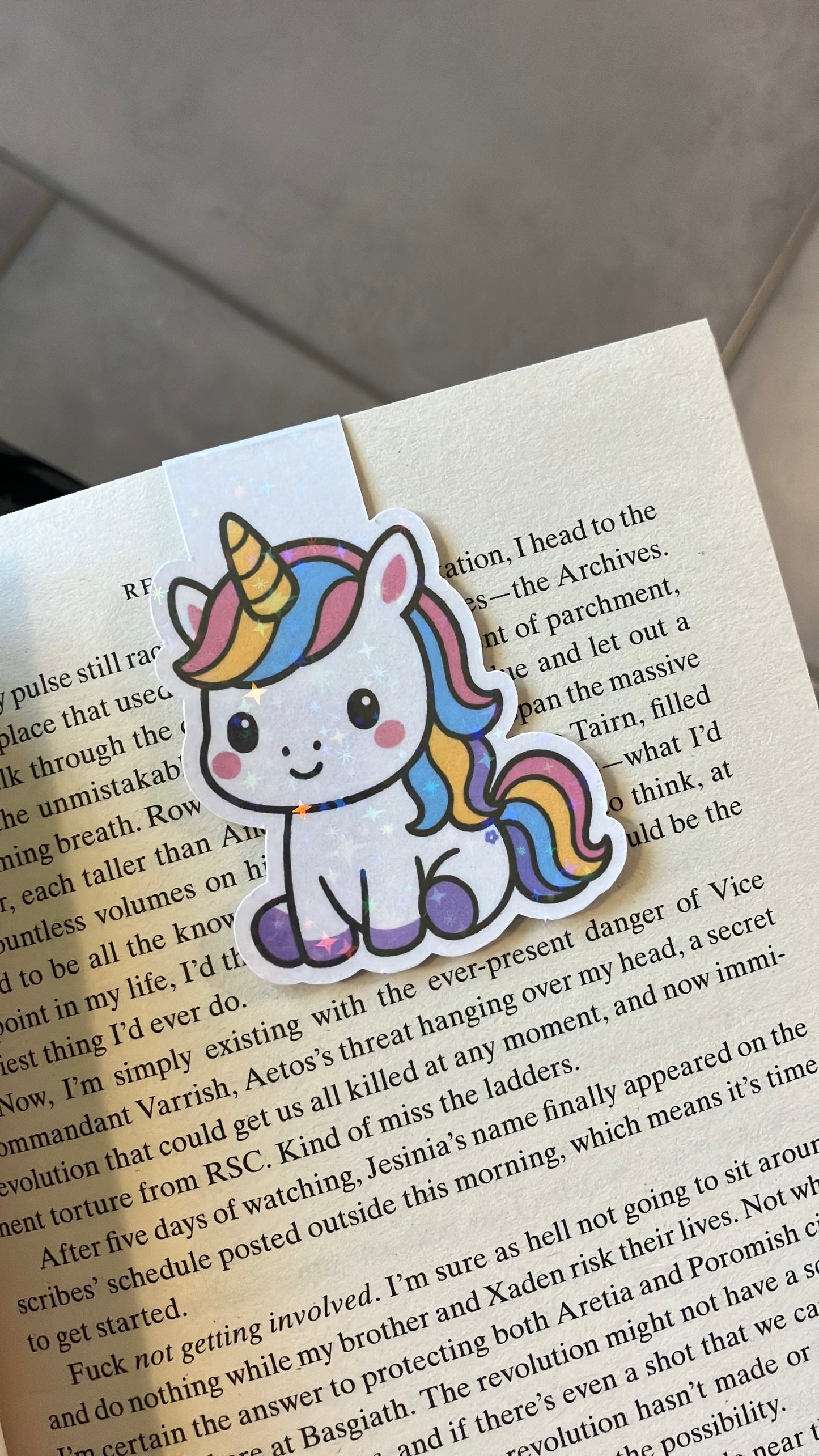 Lesezeichen Magnetisches Einhorn