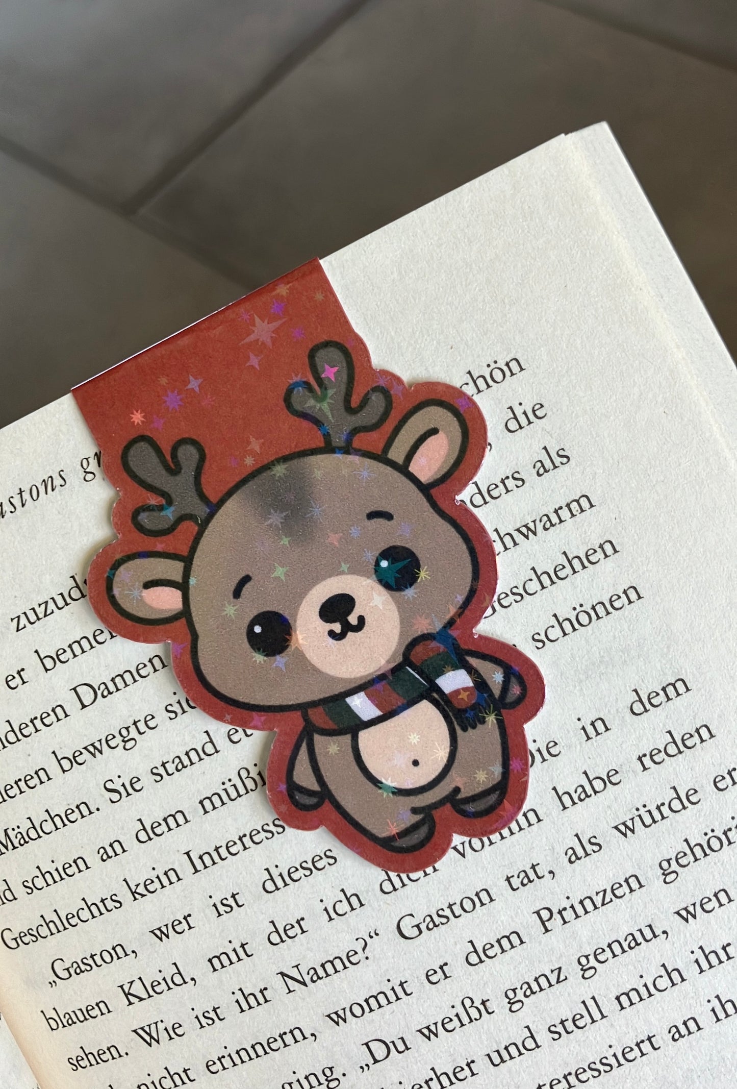 Lesezeichen Magnetisch Rentier