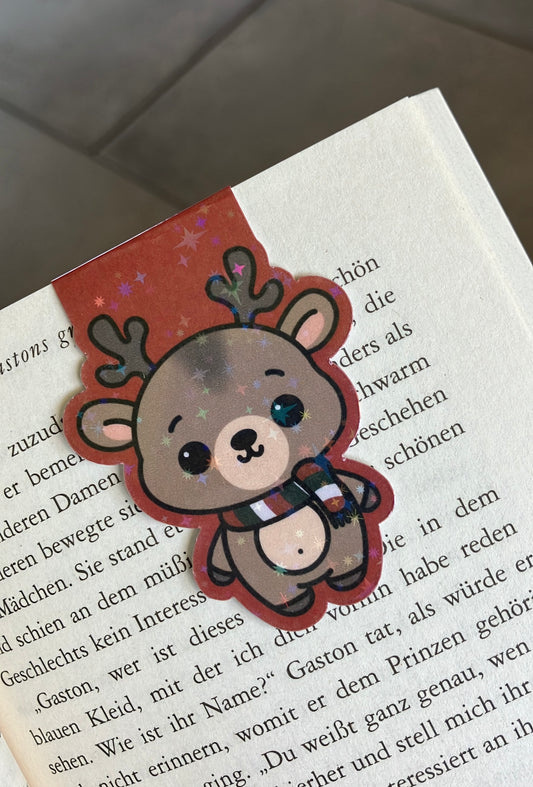 Lesezeichen Magnetisch Rentier