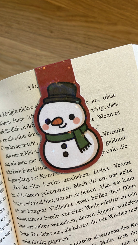 Lesezeichen Magnetisch Schneemann