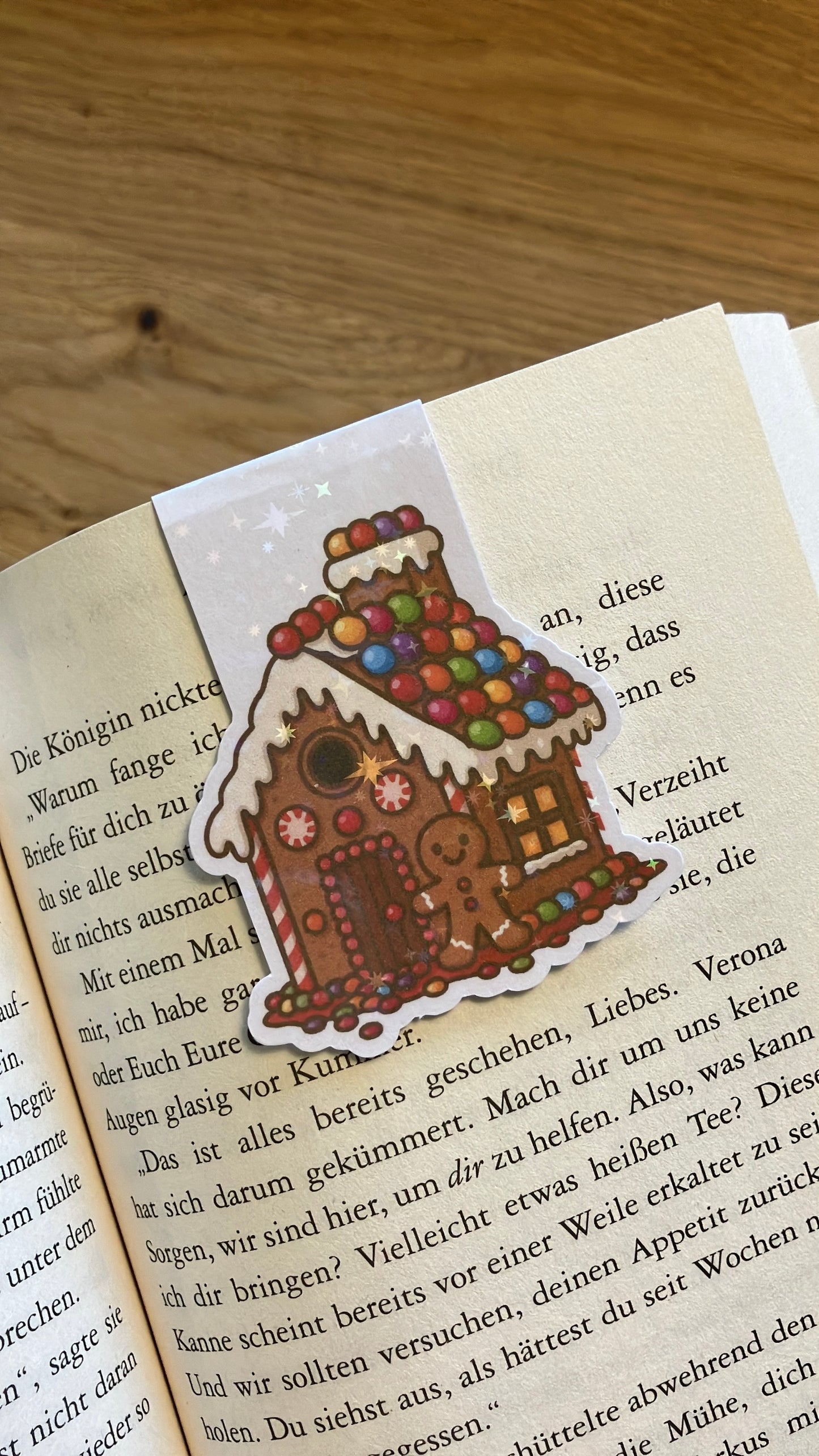 Lesezeichen Magnetisch Lebkuchenhaus