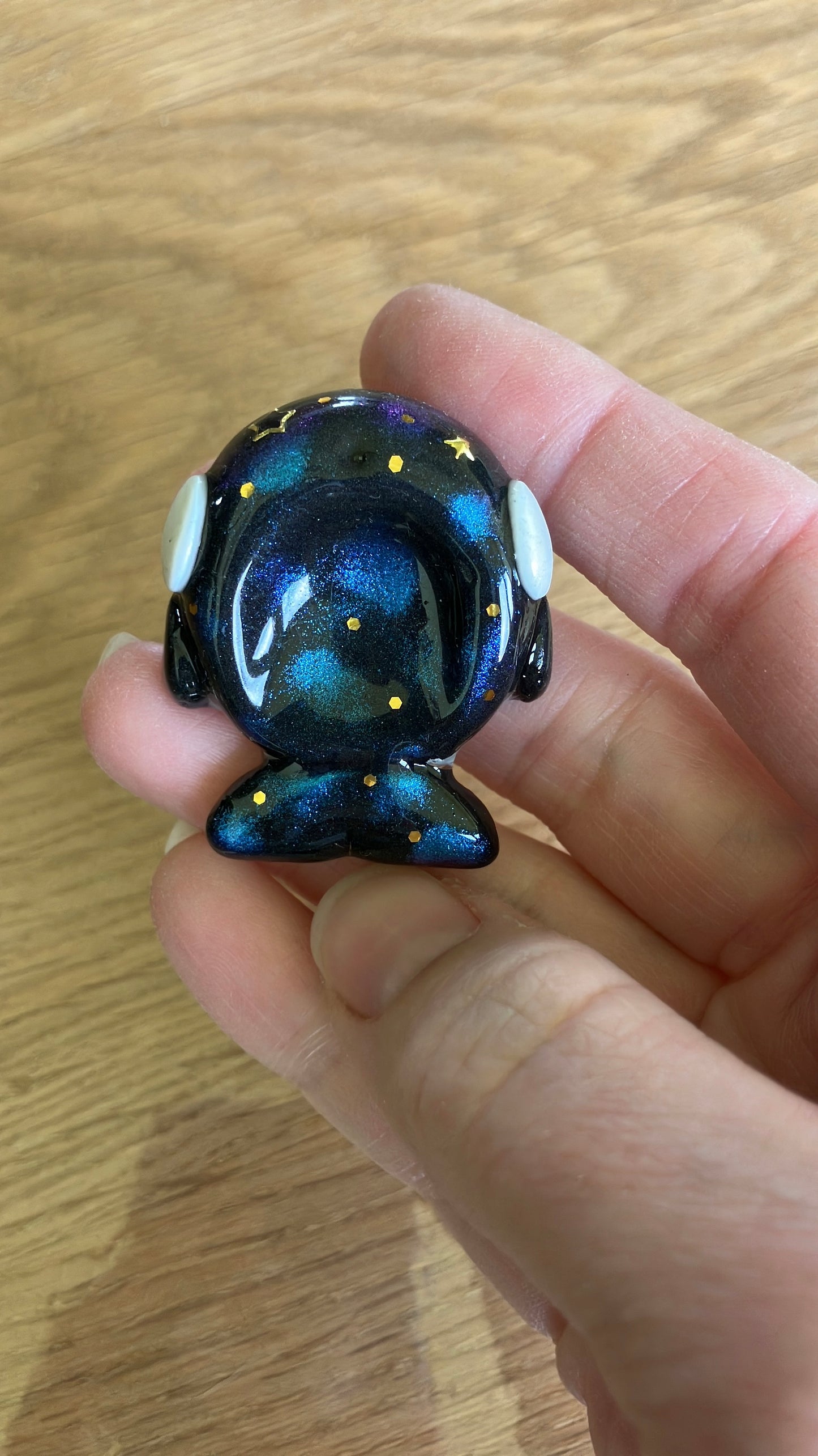 Anti Stress Stein - Orca mit Sternenstaub