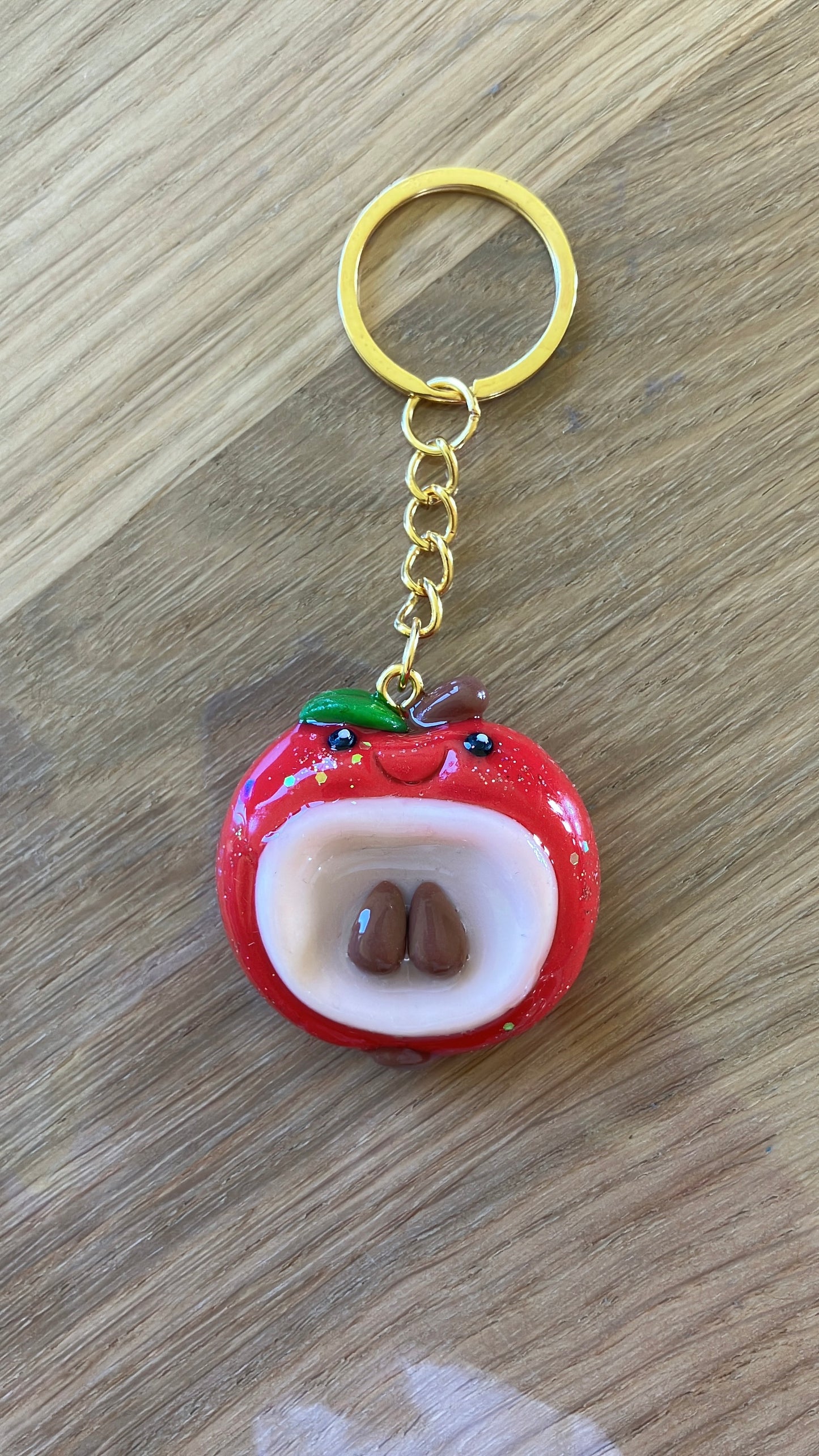 Anti Stress Stein Anhänger Apfel