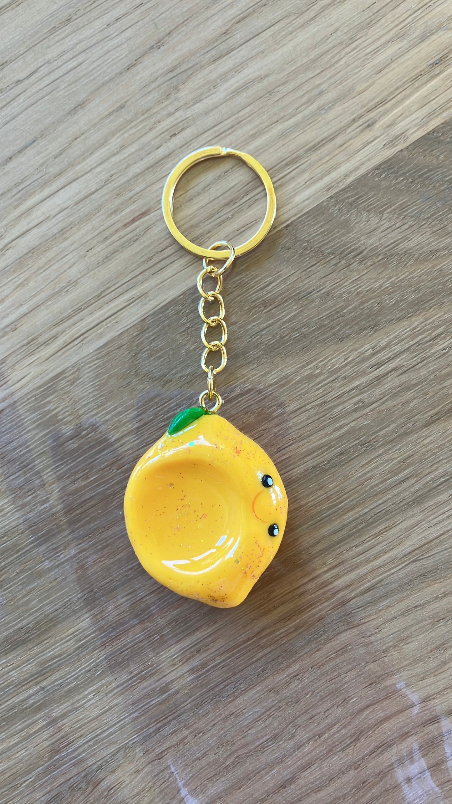 Anti Stress Stein Anhänger Zitrone