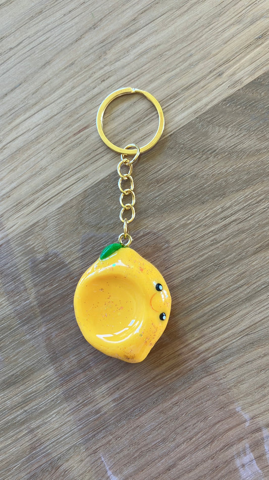 Anti Stress Stein Anhänger Zitrone