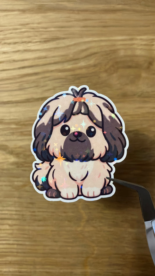 Tibet Terrier (Goldzobel) Sticker