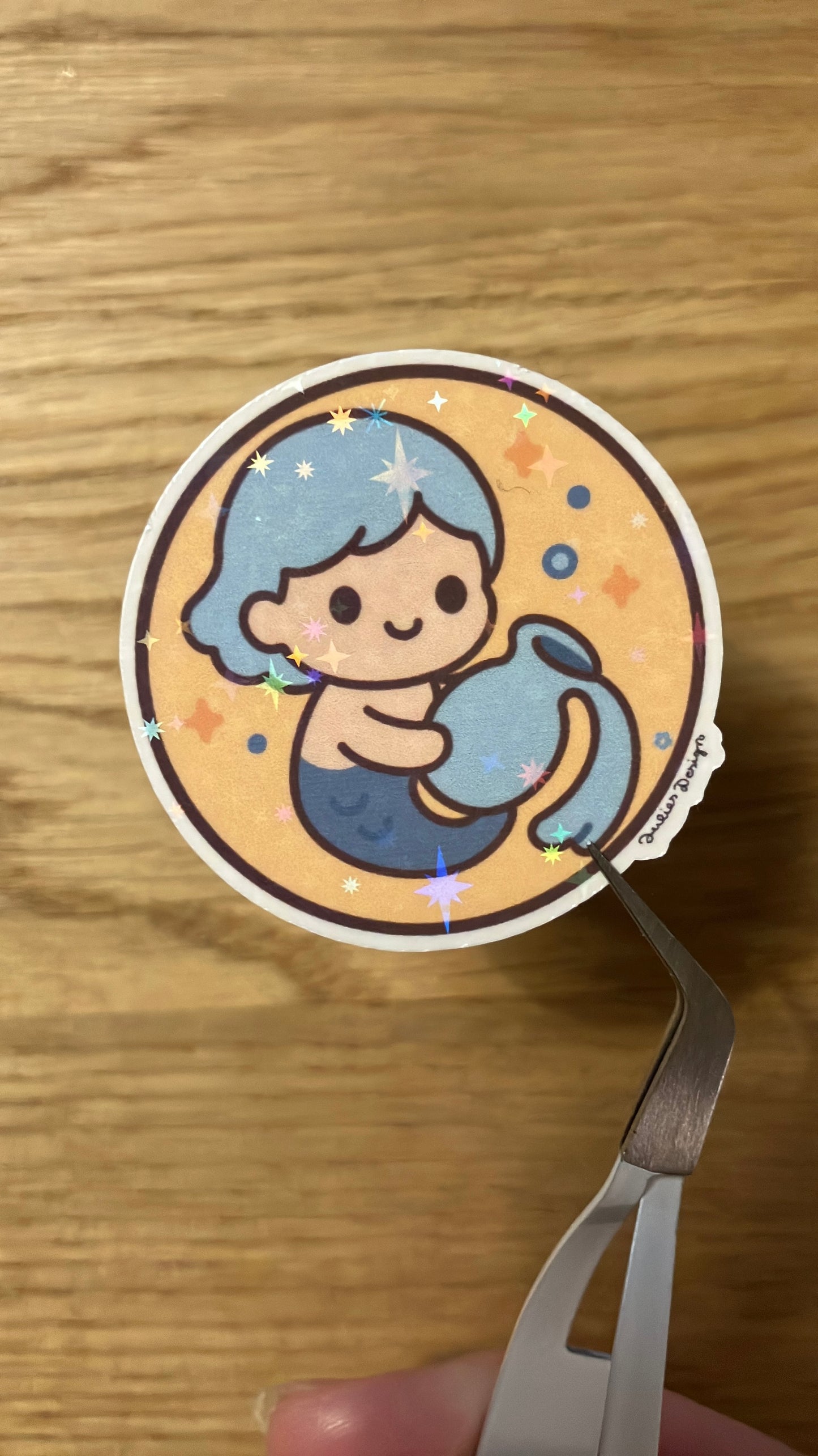 Sternzeichen Sticker Wassermann