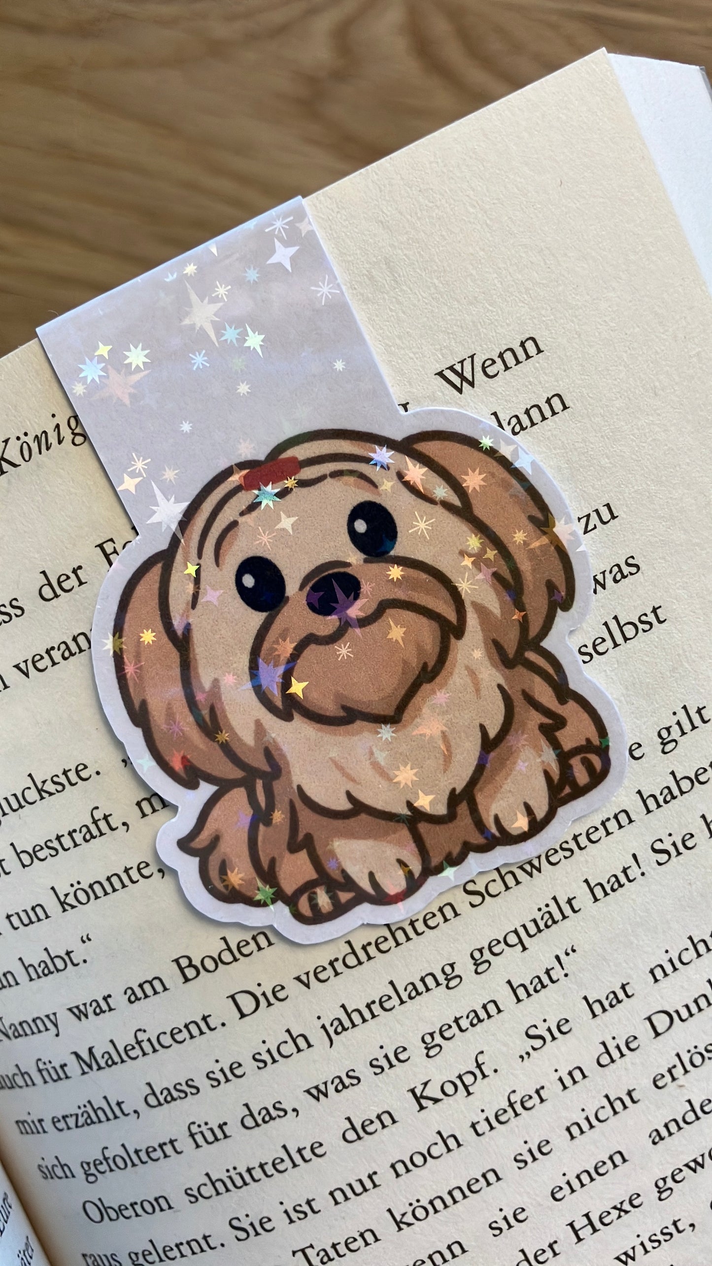 Lesezeichen Magnetisch Havaneser red