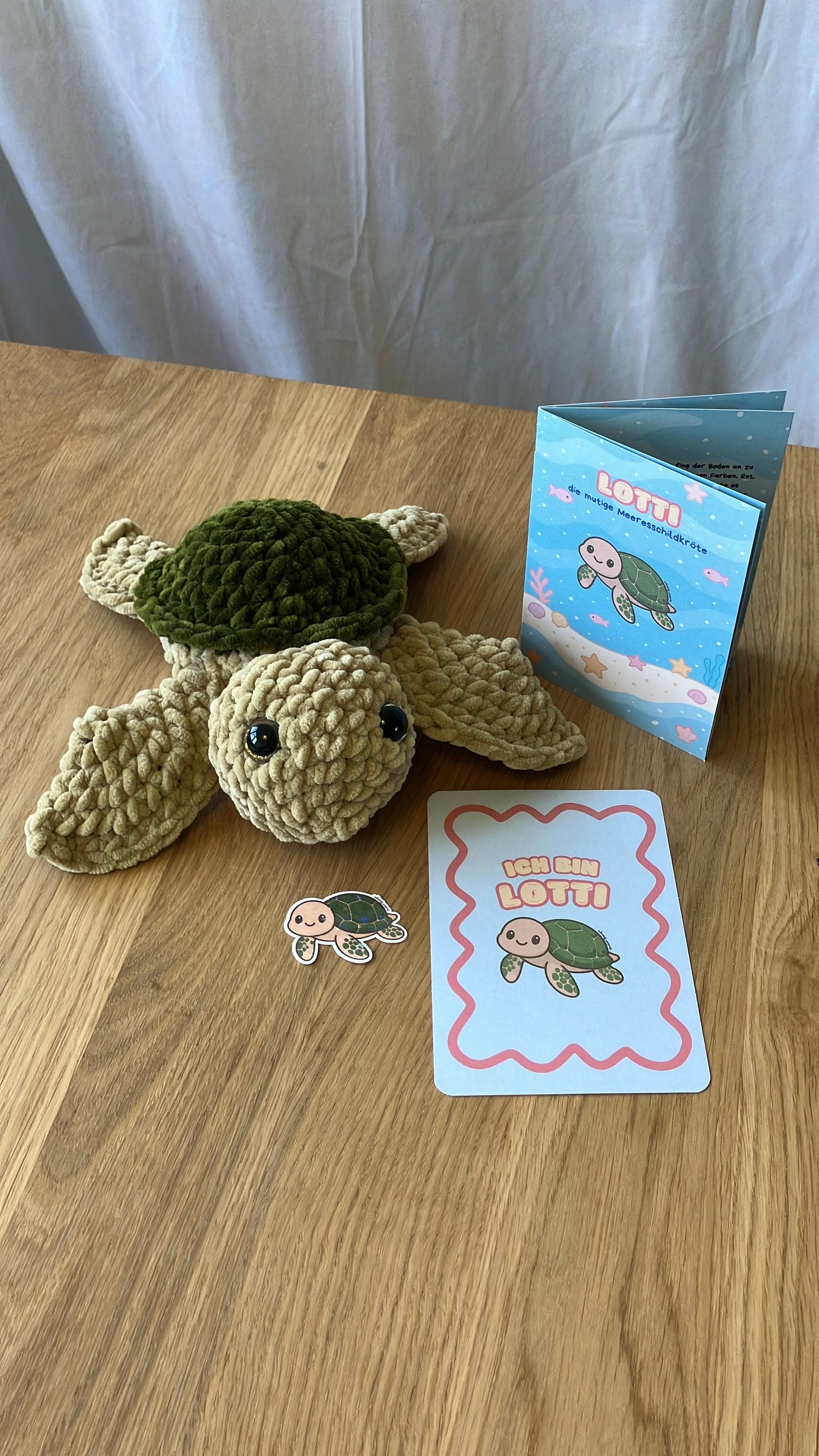 Meeres Schildkröte "Lotti" Häkelkuscheltier
