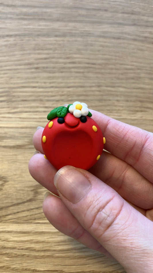 Anti Stress Erdbeere - Worry Stone