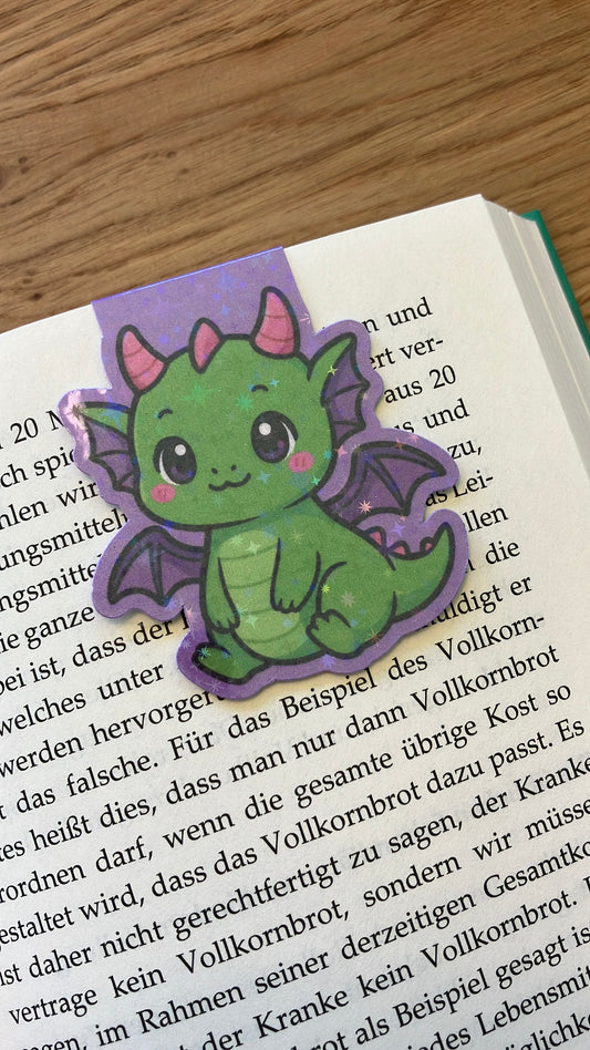 Lesezeichen Drache Magnetisch