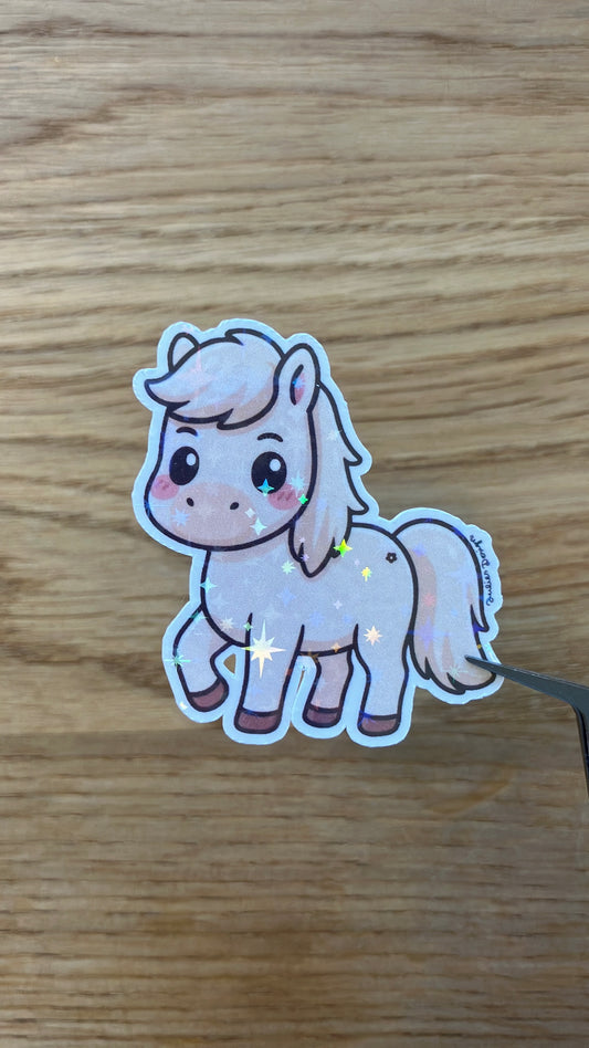 Islandpferd Cremefarben Sticker