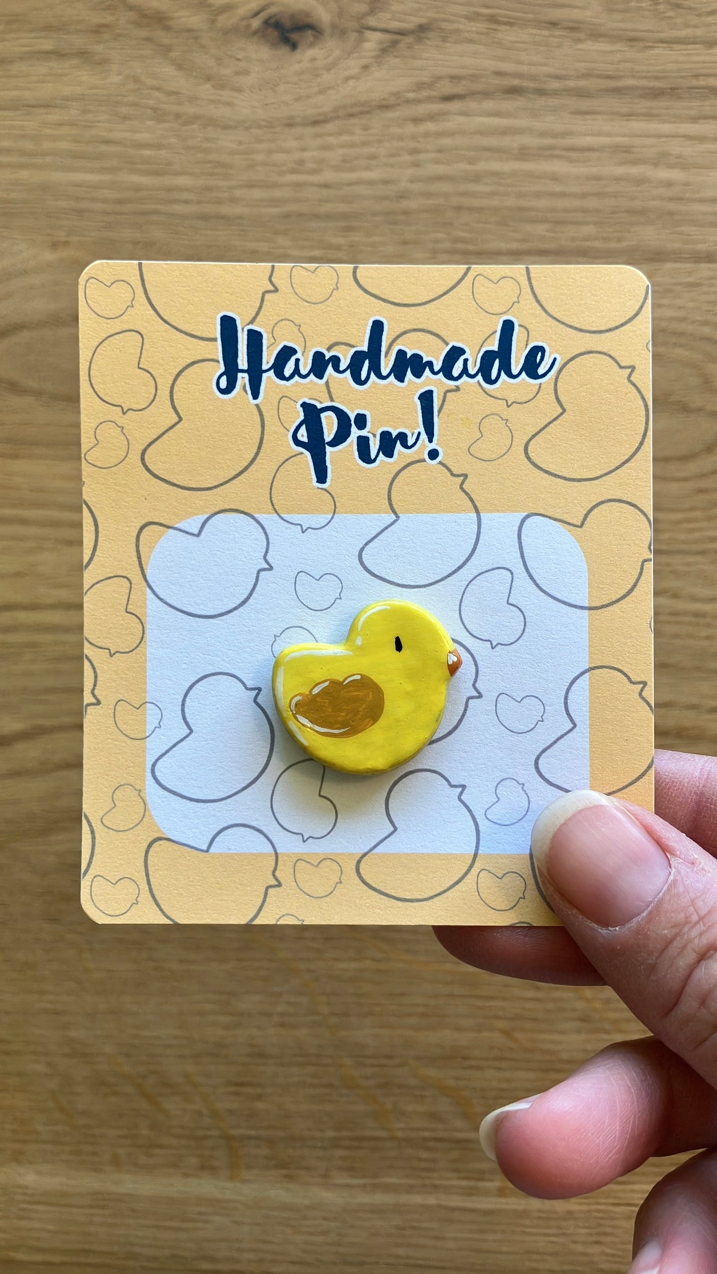 Pin Küken Handgemacht