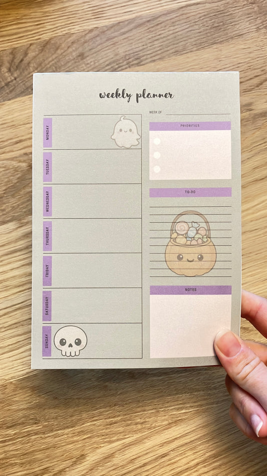 Weekly Planner Wochenplaner Kürbis