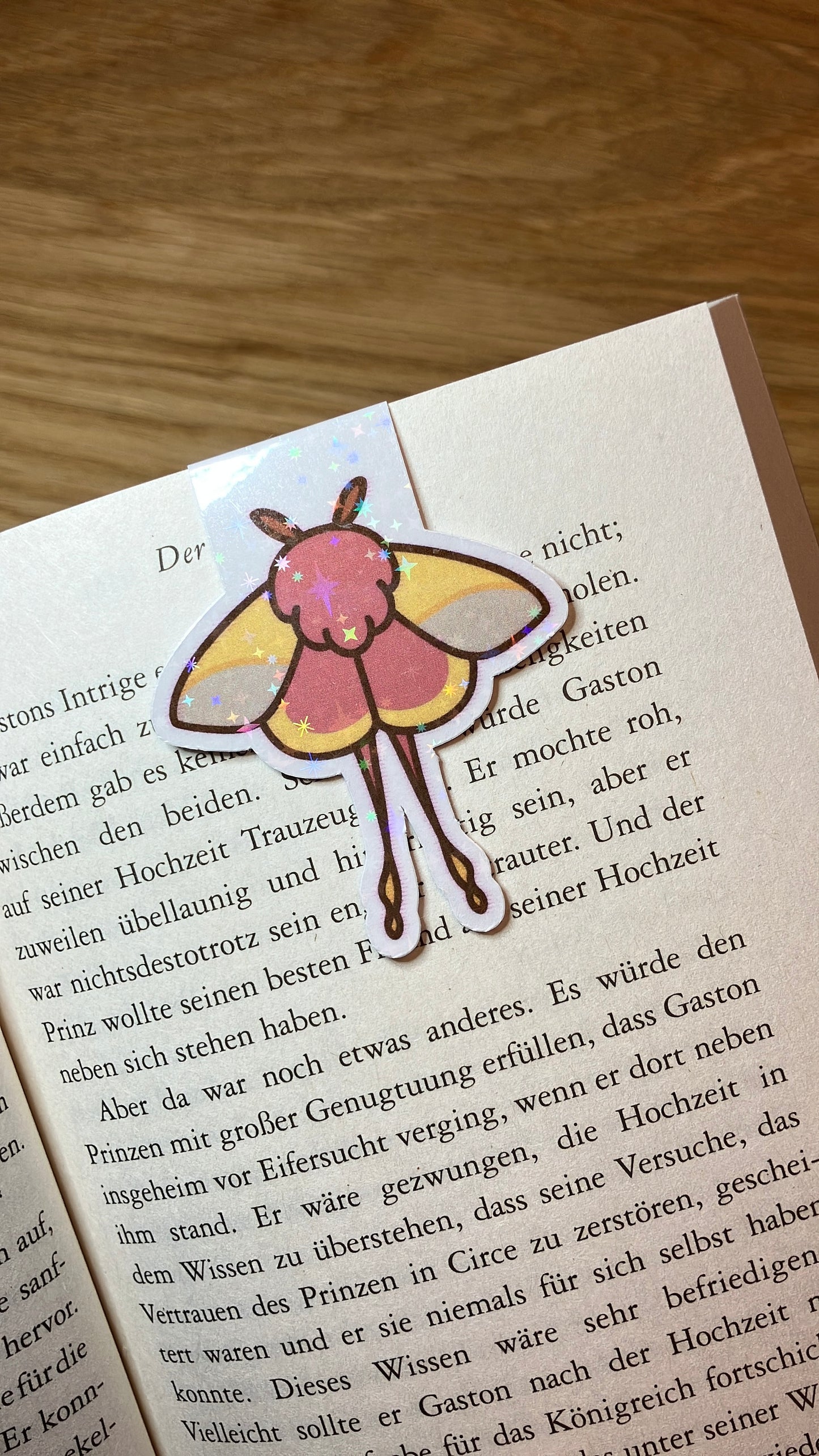 Lesezeichen Loona Moth Motte Magnetisch